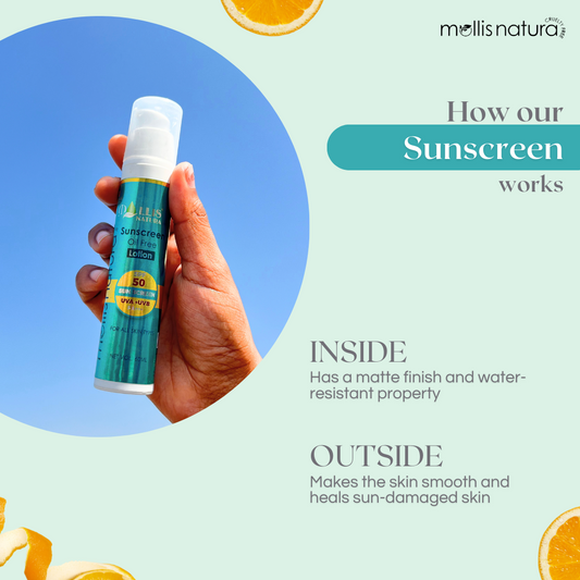 Sunscreen lotion SPF 50 (PA+++) + Oil Free